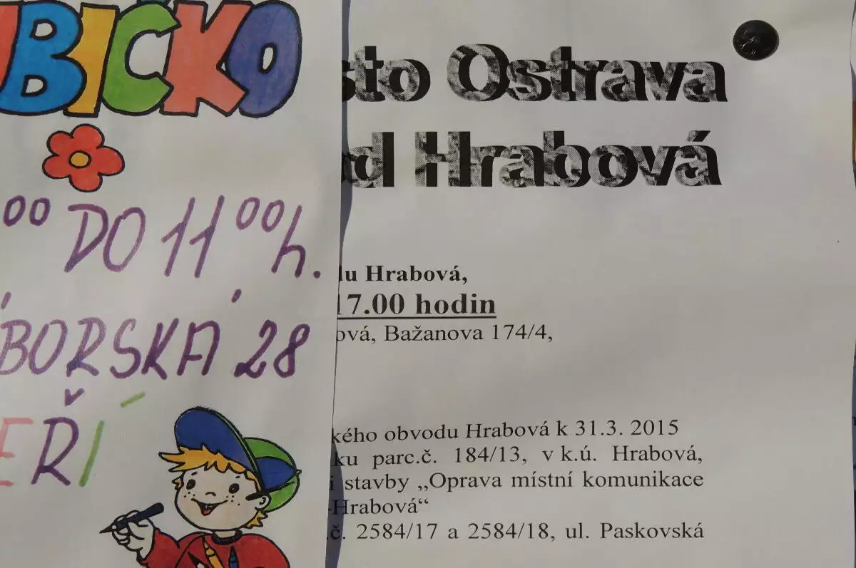 Nejen informační tabule v Hrabové