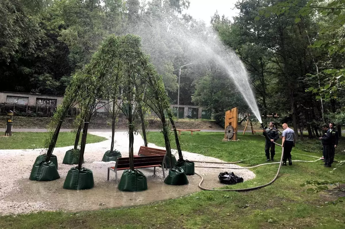 VIDEO: Hasiči se již půlroku starají v Hrabovjance o altánek