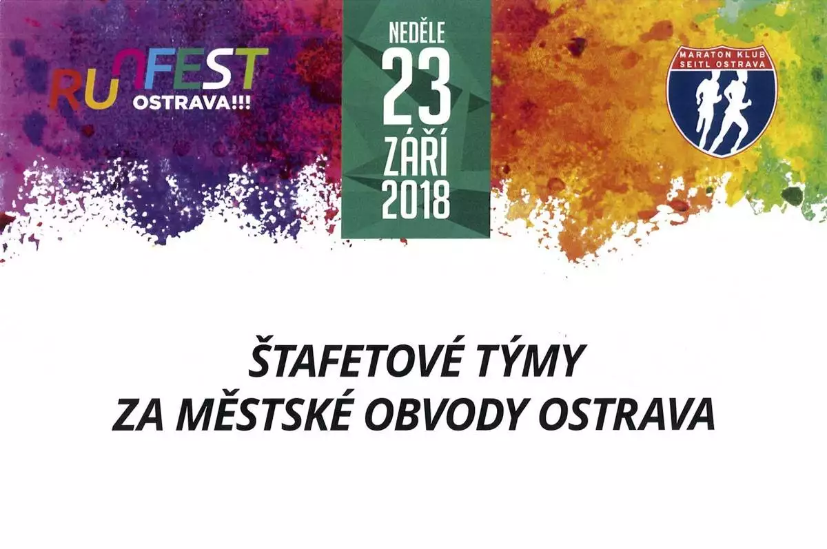 Štafetové týmy za městské obvody Ostrava