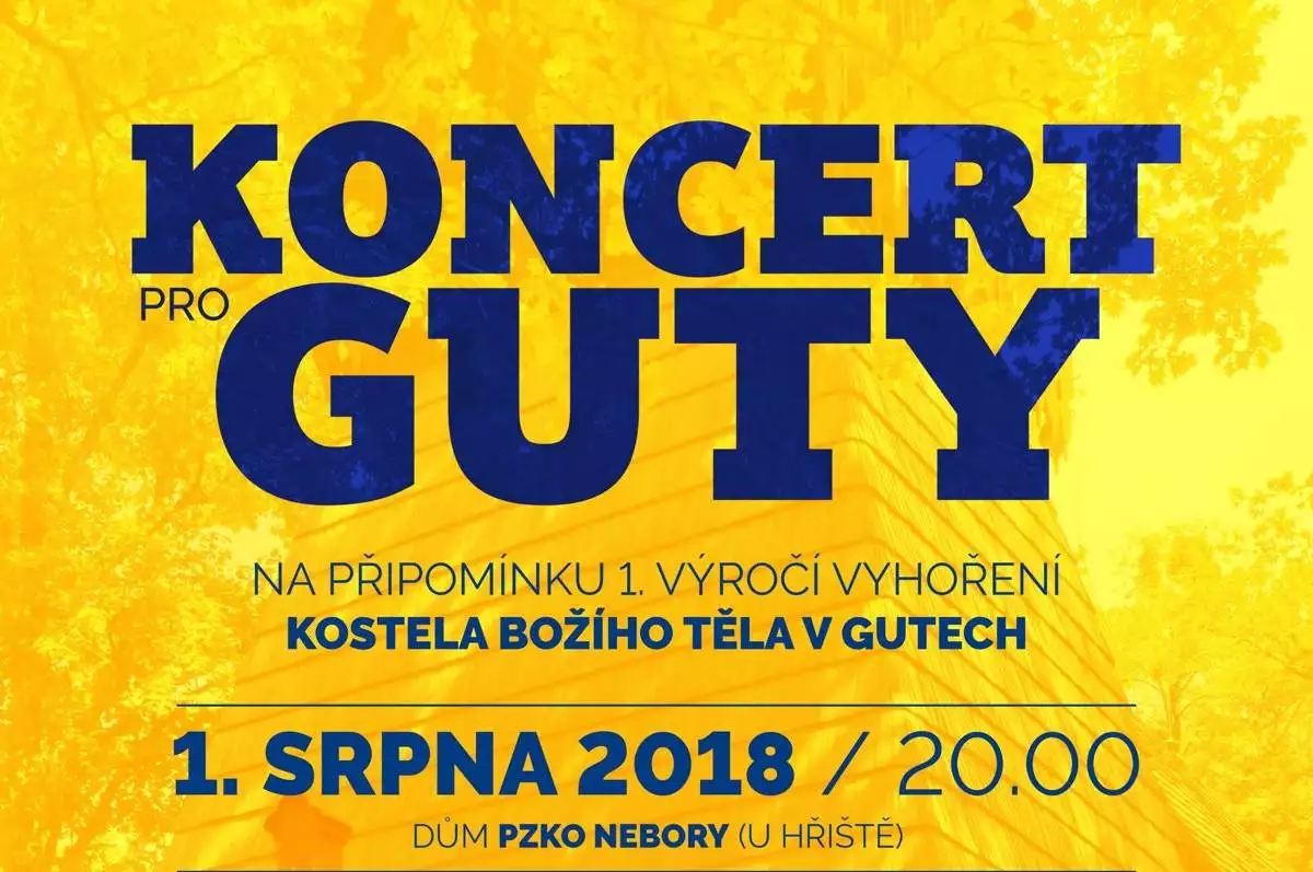 Koncert v Gutech - 1.8. 2018