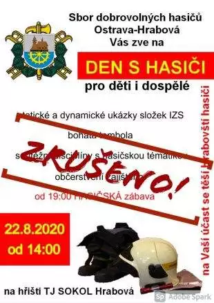 Zrušeno: Den s hasiči - 22.8. 2020