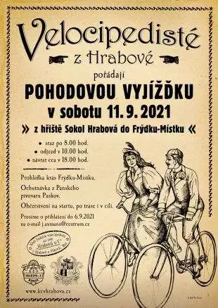 Velocipedisté: Pohodová vyjížďka z Hrabové do Frýdku-Místku - 11.9. 2021