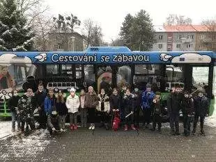 (FOTO) Základní škola: Výuková přednáška v ODISbusu