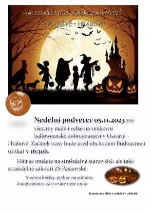 Komise pro děti a mládež: Halloweenské dobrodružství – 5.11. 2023