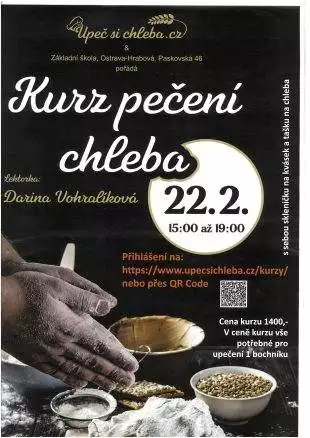 Hrabová: Kurz pečení chleba – 22.2. 2024