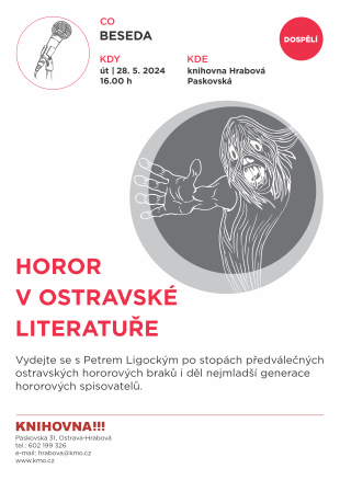 Hrabová: Horor v ostravské literatuře – 28.5. 2024