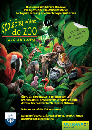 Hrabová: Výlet do ZOO pro seniory – 25.6. 2024