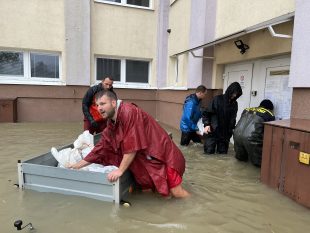 Mapování vytopených rodinných domů při povodních v Ostravě-Hrabové