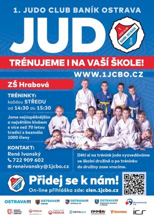 ZŠ Hrabová: Judo se trénuje i v naší škole ve školním roce 2024/2025