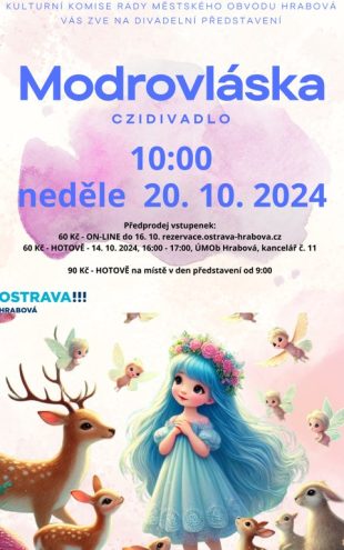 Pohádka pro děti: Modrovláska – 20.10. 2024