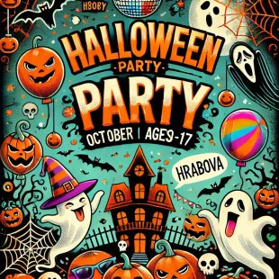 Hrabová: Halloween Party pro mládež v kulturním domě – 16.11. 2024