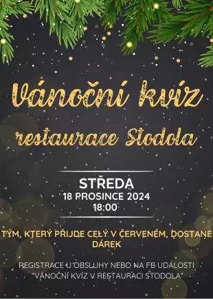 Hrabová: Vánoční kvíz v restauraci Stodola – 18.12. 2024