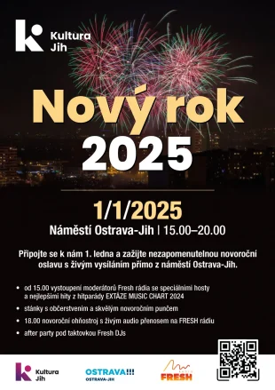 Ostrava-Jih opět přivítá nový rok novoročním ohňostrojem