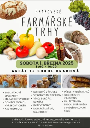 Hrabová: Pozvánka na Hrabovské farmářské trhy